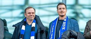 Zeiten ändern sich: Bernd Hoffmann (links) und Marcell Jansen.