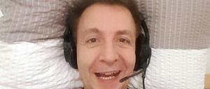 Marco Seiffert sendet von der Couch.