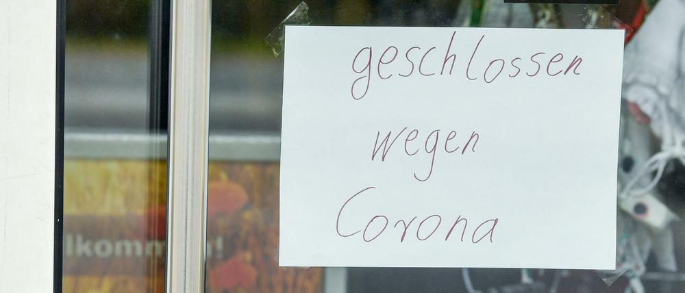 Folgen der Coronavirus-Pandemie: Auch Einzelhändler müssen schließen. 