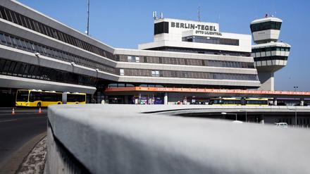 Wenig Betrieb herrscht am "Otto Lilienthal" Flughafen in Tegel. 