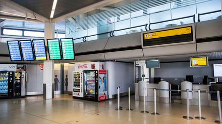 Flughafen ohne Flüge: Berlin-Tegel ist weitgehend verwaist. 