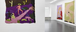 Unter Ausschluß der Öffentlichkeit. Filzarbeiten von Marlon Wobst in der Galerie Schwarz Contemporary.