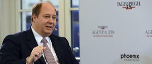 Kanzleramtschef Helge Braun im Verlagshaus des Tagesspiegel bei der Konferenz Agenda 2019.