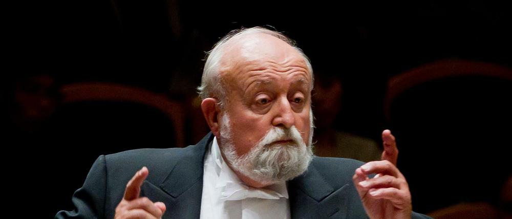 Der polnische Komponist Krzysztof Penderecki