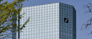 Aktionäre der Deutschen Bank mussten im vergangenen Jahr ein Kursminus von 67 Prozent hinnehmen.