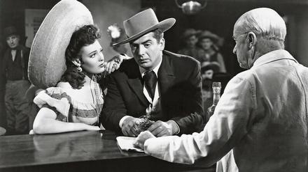 Hinreißende Schwarzweißbilder. Linda Darnell und Victor Mature in John Fords Klassiker „My Darling Clementine“.