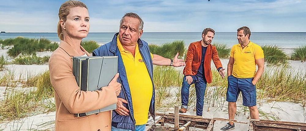 Muss warten: Annette Frier als Autistin im ZDF-Film „Ella Schön“.