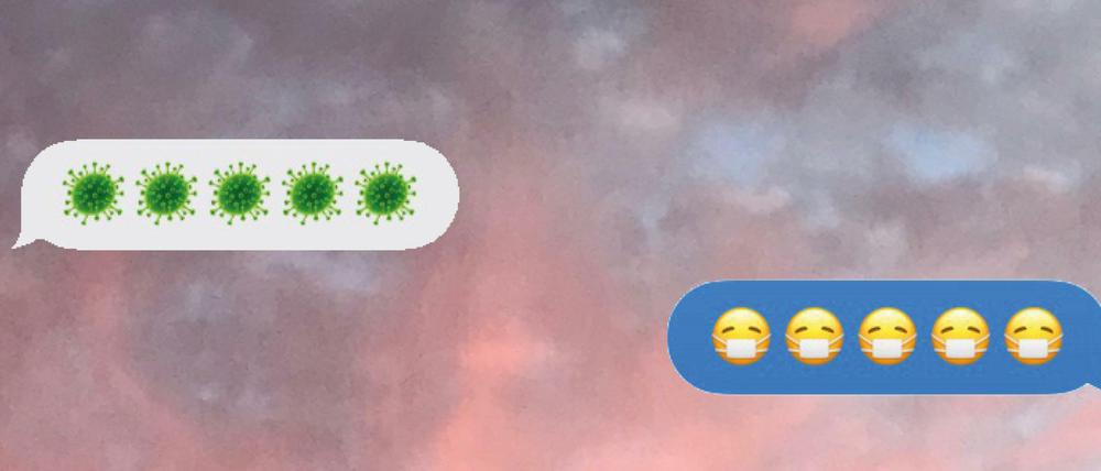 Aktuell wie nie: die Emojis mit den Kürzeln U+1F9A0 und U+1F637.