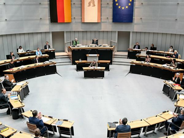 Berliner Abgeordnetenhaus tagt am Donnerstag.