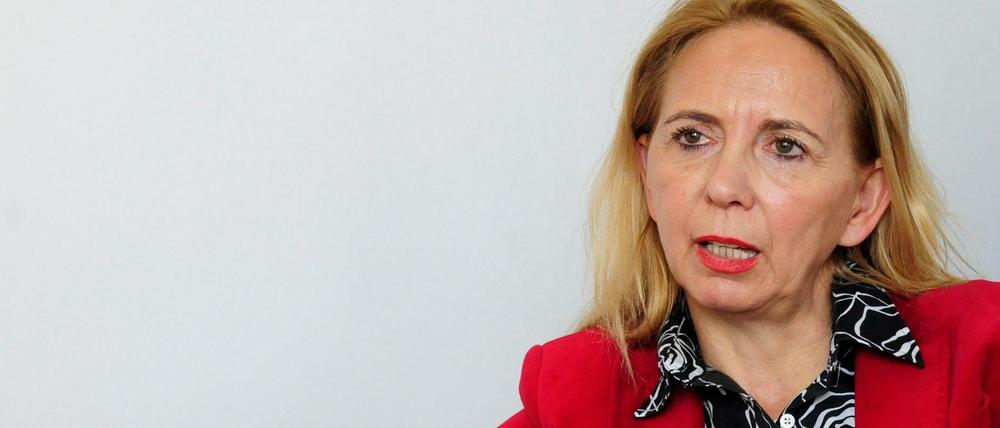 Polizeipräsidentin Barbara Slowik erklärt, die Berliner Polizei stehe trotz des angespannten Welthandels „absolut stabil“.