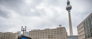 Der Alexanderplatz mit dem Fernsehturm.