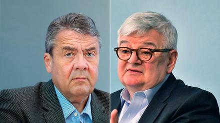 Sigmar Gabriel und Joschka Fischer
