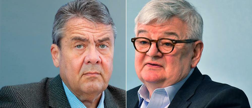 Sigmar Gabriel und Joschka Fischer