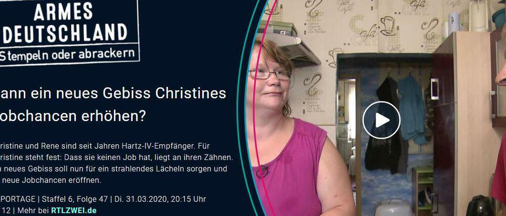 Kein Fenster zur Welt, sondern ein Zerrspiegel: Die Studie „Armutszeugnis. Wie das Fernsehen die Unterschichten vorführt“ beschäftigt sich mit TV-Formaten wie „Armes Deutschland – Stempeln oder abrackern“. 