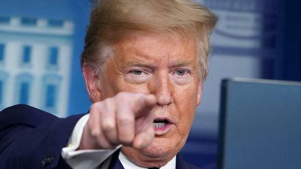 US-Präsident Donald Trump gibt sich als Krisenmanager.