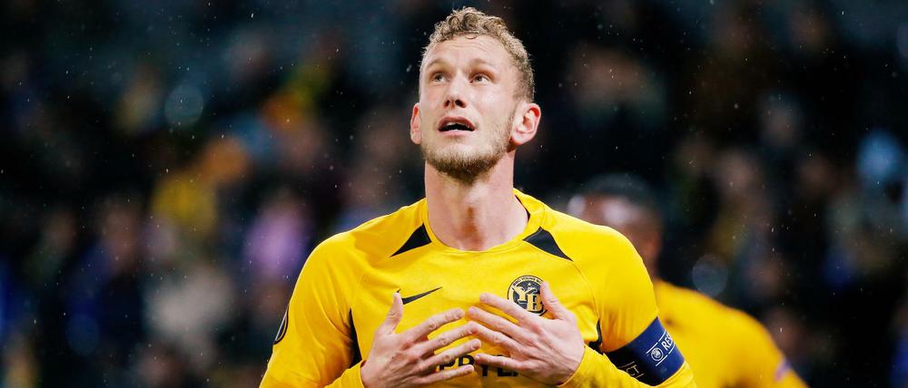 Gelb-Schwarz statt Blau-Weiß. Fabian Lustenberger ist im Sommer 2019 von Hertha BSC zum Schweizer Meister Young Boys Bern gewechselt.