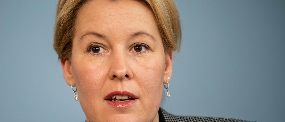 Familienministerin Franziska Giffey (SPD)