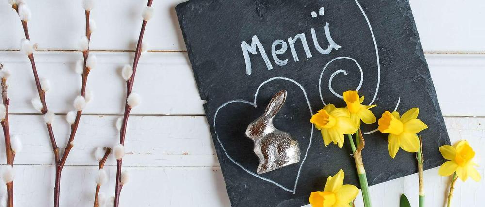 Einladung zum Festessen. Die Genuss-Redaktion hat beschlossen zu kochen - und ihr Dreigang-Menü zu verraten. Frohe Ostern!