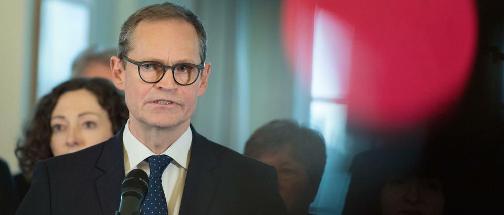 Berlins Regierender Bürgermeister Michael Müller wendet sich in einem Brief an die Bürger.