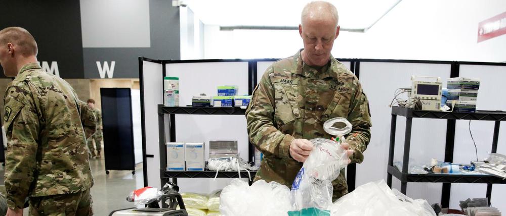 Ein Militärkrankenhaus in Seattle
