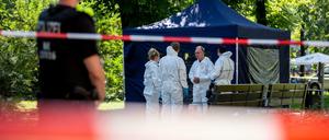 Mit Kopfschüssen getötet. Der Attentäter kam mit einem Fahrrad und erschoss Zelimkhan Khangoshvili. 