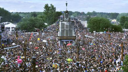 So sah es beim „Fusion“-Festival in den vergangenen Jahren aus. In diesem Jahr muss das Event wegen der Coronakrise entfallen. 