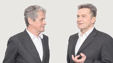 Preisgekrönte Architektenbrüder: Laurids und Manfred Ortner. 