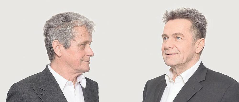 Preisgekrönte Architektenbrüder: Laurids und Manfred Ortner. 