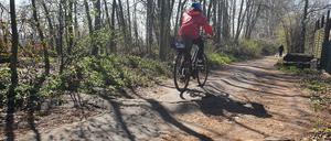 Zwischen Rudow und Schönefeld ist der Mauerradweg abenteuerlich.