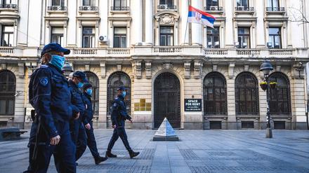 In Belgrad gelten strengste Ausgangsbeschränkungen. Personen über 65 Jahren dürfen das Haus gar nicht mehr verlassen.