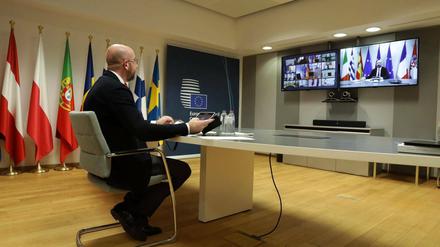 EU-Ratschef Charles Michel hat zum nächsten EU-Gipfel per Videokonferenz für den 23. April eingeladen. 