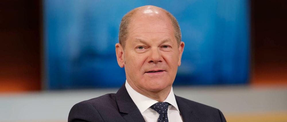 Olaf Scholz bei Anne Will.