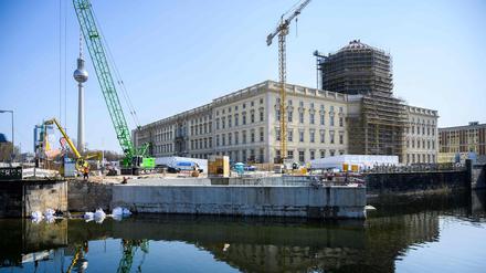Könnte auch im Herbst 2020 noch eine Baustelle sein: Das Berliner Humboldt Forum.