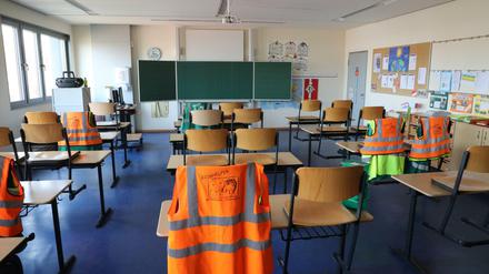 Noch sind die Schulen geschlossen - hier ein Bild aus Thüringen.