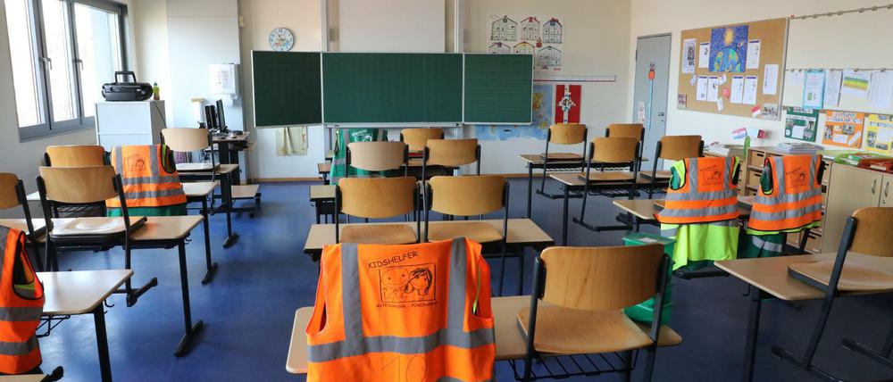 Noch sind die Schulen geschlossen - hier ein Bild aus Thüringen.