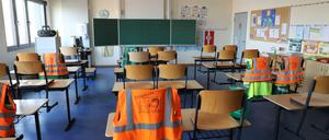 Noch sind die Schulen geschlossen - hier ein Bild aus Thüringen.