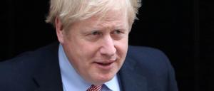Der britische Premier Boris Johnson -aufgenommen am 25. März.
