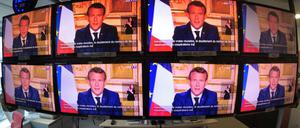 Frankreichs Präsident Emmanuel Macron hielt am Montagabend seine vierte Rede in der Corona-Krise.