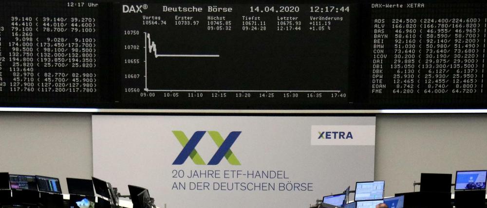 Über vier Stunden lang bewegte sich der Dax am Dienstag nicht.
