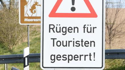 Touristen sind derzeit in Mecklenburg-Vorpommern nicht willkommen.