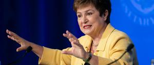 Eine der mächtigsten Frauen der Welt: Kristalina Georgiewa, Chefin des Internationalen Währungsfonds (IWF).