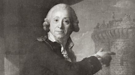 Porträt von Henri Masers de Latude.