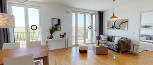 Trügerische Realität: Wohnungsbesichtigungen funktionieren auch per Mausklick. Inzwischen können Computeranimationen sogar Ausblicke aus Wohnungen zeigen, die noch gar nicht gebaut sind. 