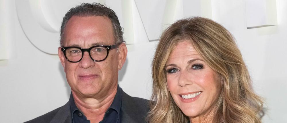 Sie haben das Virus besiegt: US-Schauspieler Tom Hanks und seine Frau Rita Wilson, hier auf einem Foto von 2018. 