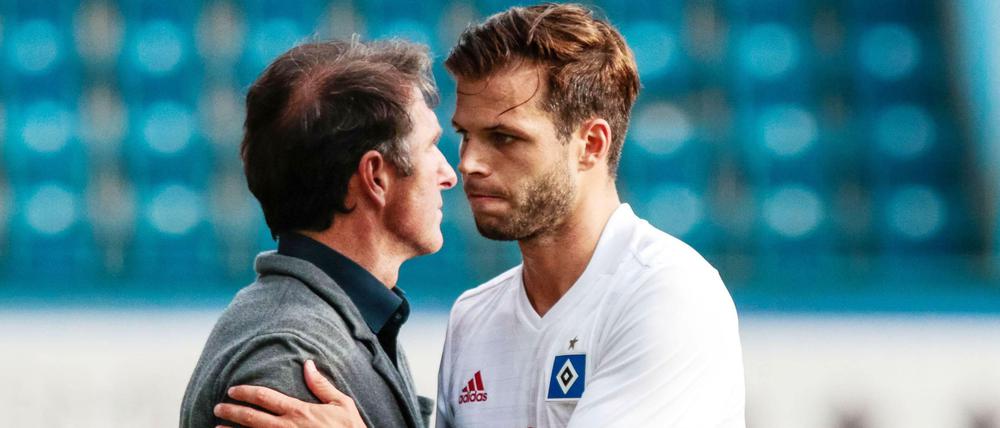Weggefährten. Bruno Labbadia trainierte Dennis Diekmeier in Hamburg.