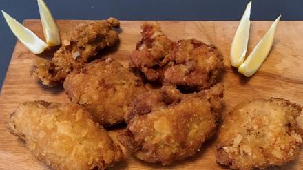 Mit Panko-Mehl in der Panade wird es noch knuspriger: Backhendl