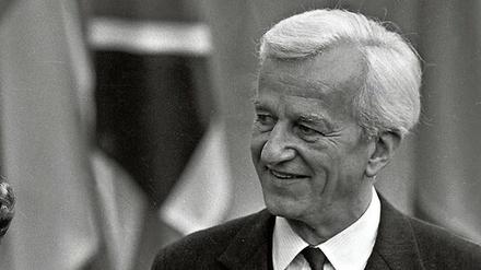 Staatsmann mit Ausstrahlung. Richard von Weizsäcker im Jahr 1987 bei einem Empfang in Berlin. 