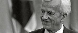 Staatsmann mit Ausstrahlung. Richard von Weizsäcker im Jahr 1987 bei einem Empfang in Berlin. 