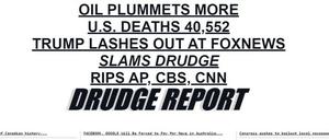 Klickstärkste Zeiten für den Drudgereport in seiner Geschichte.