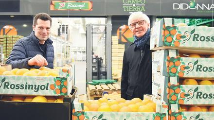 Händler in der Krise. Björn Weihe (links) hat nicht genug Abnehmer, Dieter Krauß drängt auf Mieterlass. 